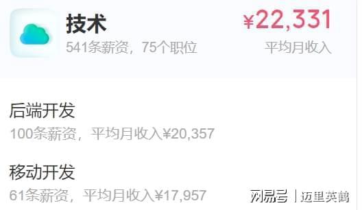 网易互联网技术岗待遇